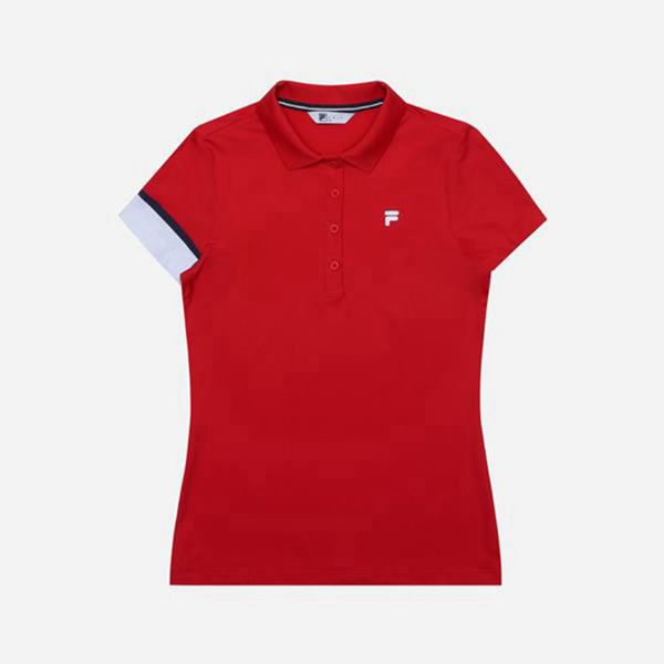 Camisas Polo Fila Mulher Vermelhas - Fila Golf Basic Portugal Lisboa,LUJF-53210